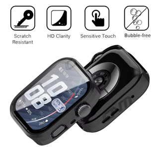 เคส กระจกนิรภัย ครอบคลุมเต็มจอ กันกระแทก สำหรับ Huawei Watch Fit 5 / 5 Pro / 4 / 4 Pro / 3 อุปกรณ์เสริมสมาร์ทวอทช์