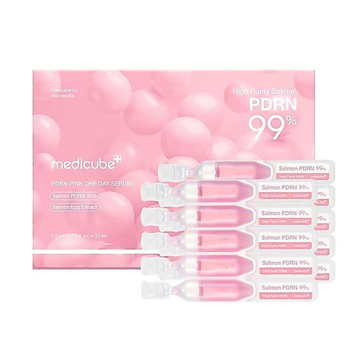Medicube Salmon DNA PDRN Pink One Day Serum 0.05 fl.oz x 10e