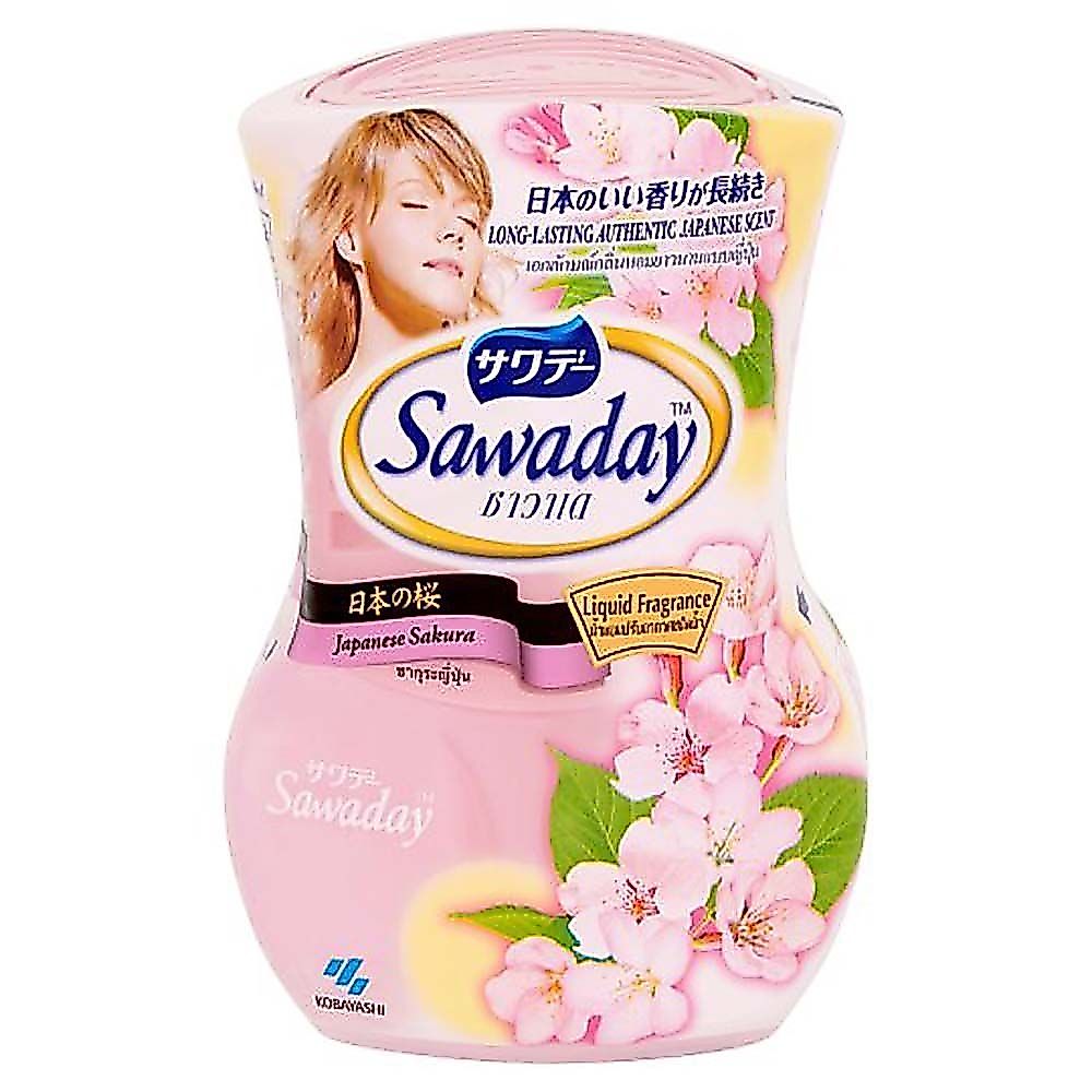 [สินค้าส่งด่วน] ซาวาเดน้ำหอมปรับอากาศซากุระ 350 มล. SAWADAY AIRFRESHENER SAKURA 350 ML