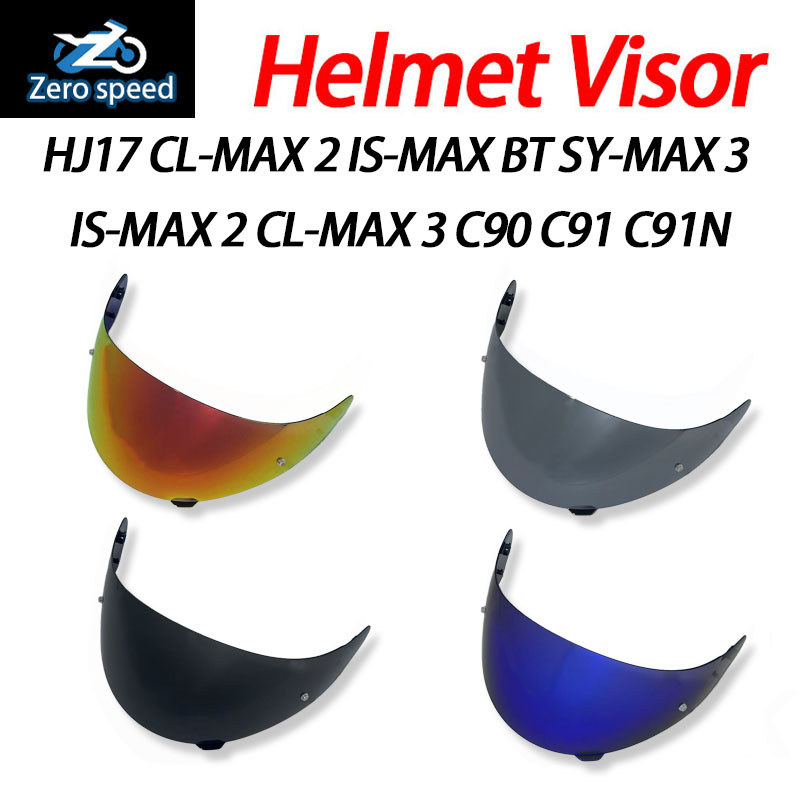 HJ17 ขี่รถจักรยานยนต์หมวกกันน็อค Visor สําหรับ HJC C91 C90 C91N ป้องกันรังสียูวี Helm เลนส์อุปกรณ์เส