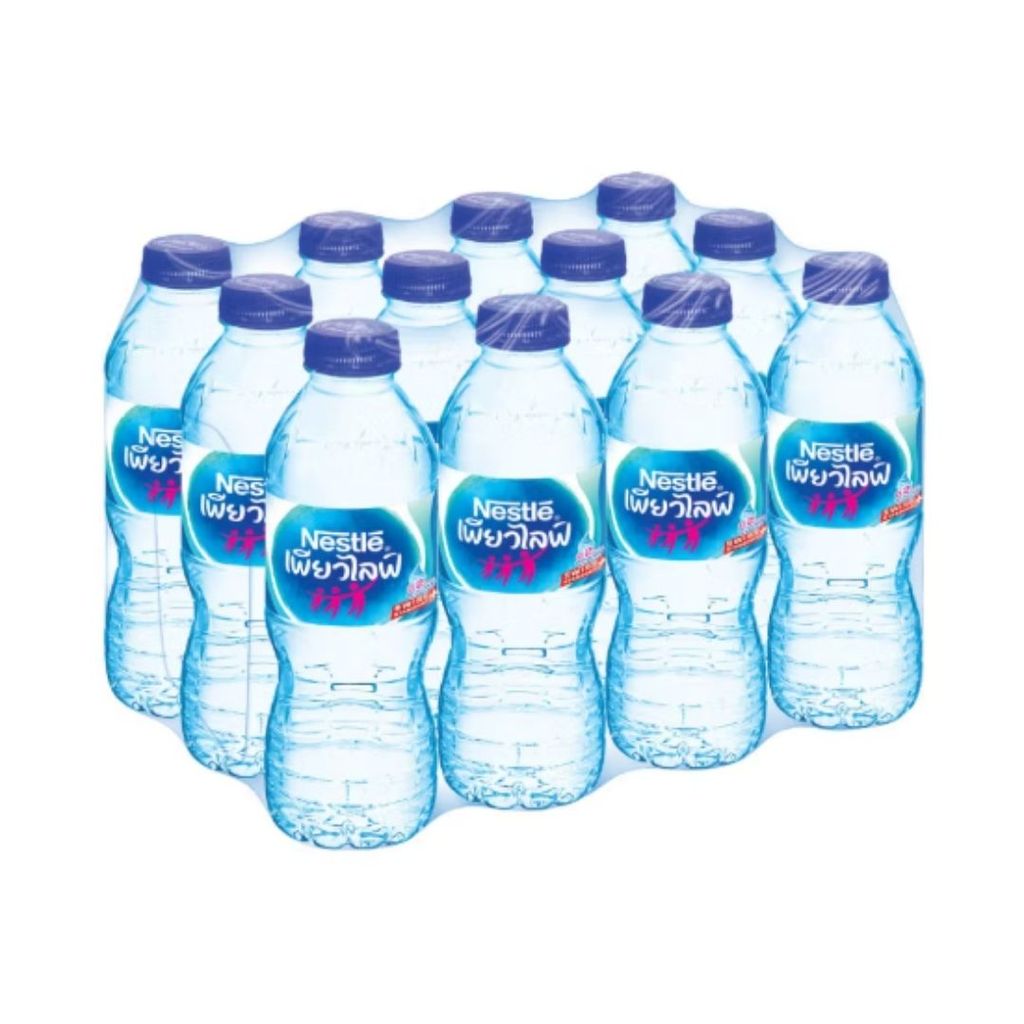 เนสท์เล่ เพียวไลฟ์ น้ำดื่ม Nestle Pure Life Water 330ml. Pack12