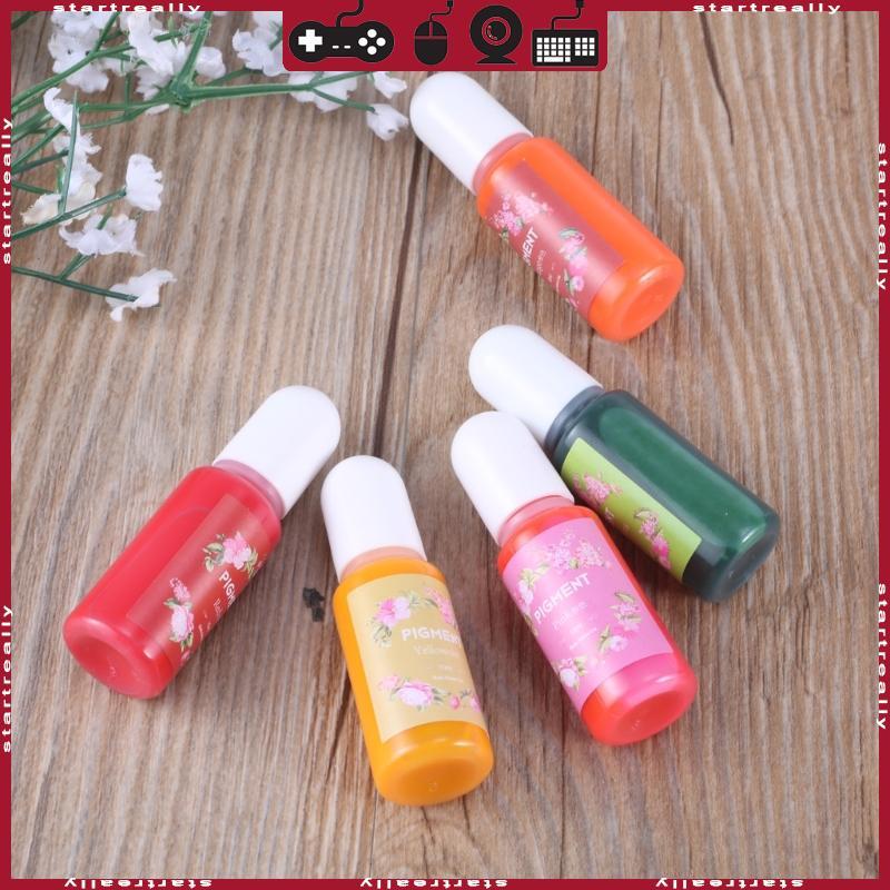 ST เข้มข้น UV เรซิ่น Colorant สําหรับสีศิลปะอีพ็อกซี่เหลว UV เรซิ่น Dye Colorant