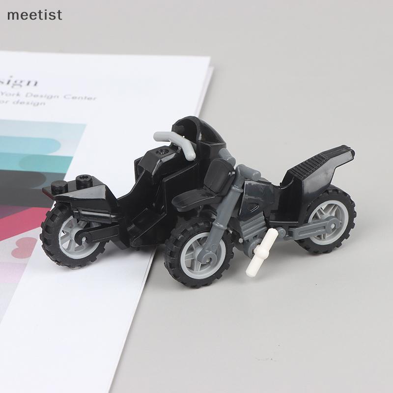 MEET รถจักรยานยนต์ข้ามประเทศ City Figures Building Blo Bri Mini Toys TH