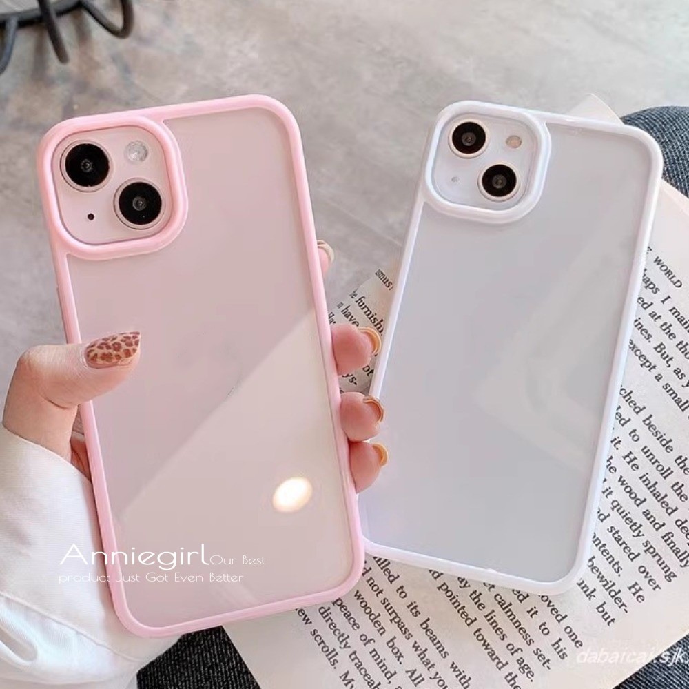 IPhone 13 Pro Max Sierra Blue Crystal Clearเคสโทรศัพท์สําหรับIPhone 13 12 11 Pro Max X XS XR 8 7 Plu