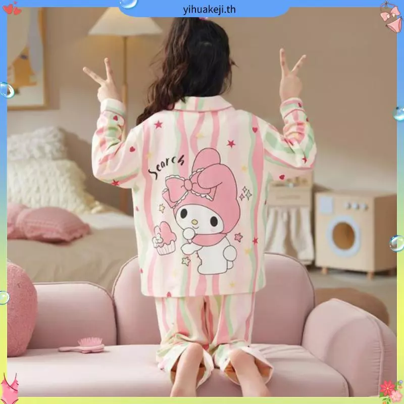 FAIRY_BABYชุดนอนมายเม ชุดนอนเด็กผู้หญิง 10 ขวบ ชุดนอนเด็กแขนยาว ชุดนอน sanrio ชุดนอนเด็กโต ผู้หญิง 12 15 ปี ชุดนอน hello kitty ชุดนอนเด็กผ้าคอตตอนนิ่ม ชุดนอนpochacco ชุดนอนแม่ลูก ชุดนอน kuromi ชุดนอนคู่แม่ลูก ชุดนอนเด็กหญิง ชุดนอนเด็กผ้าคอตตอน ชุดนอนนุ่มๆ