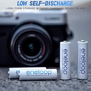 Panasonic Eneloop Original Charger BQ-CC51C พร้อมแบตเตอรี่ AA/AAA 1.2V NiMH 1900mAh 800mAh แพ็ค 4 (สีขาว)