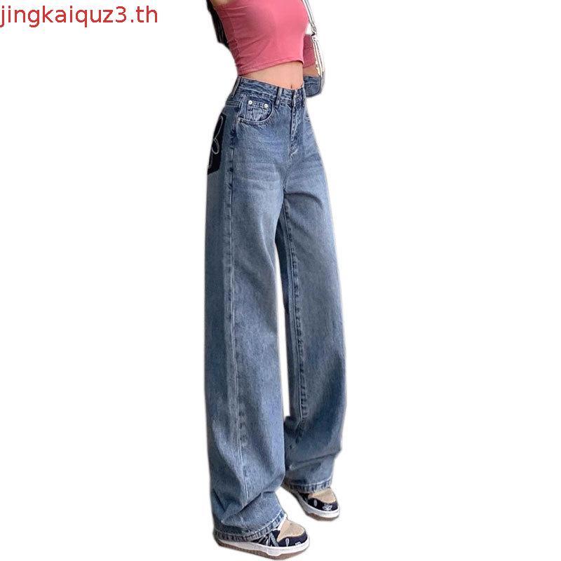 [Ava] Blue Jeans กางเกงยีน ยีนส์ baggy jeans นิยมยีนส์ หญิง สไตล์เกาหลี กางเกงยีนต์ ยีนส์นิยม กางเกง