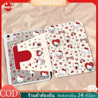 🚀จัดส่งทันที🚀เคสไอแพด การหมุน360องศา Hellokitty Gen12 Pro13 Air7 13 Gen9 Air6 11 เคส For iPad Gen9/8