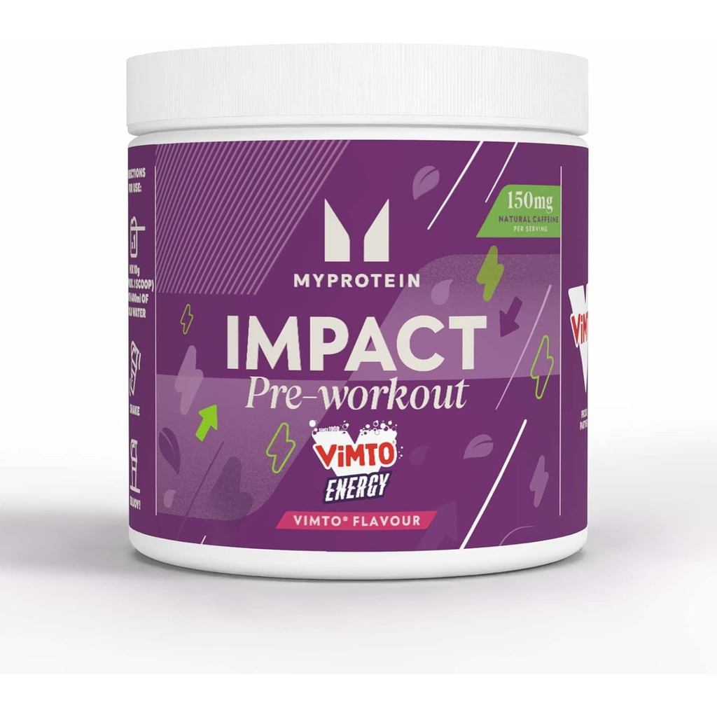 Myprotein Vimto Impact Pre-Workout – Energy, Focus & Performance Formula with Caffeine, Citrulline &