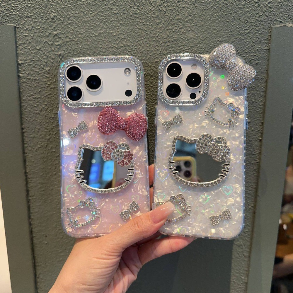 Rhinestone Bow KT Cat สําหรับ POCO X8 M8 M7 C85 C71 C75 F8 F7 Ultra X7 X6 X5 M6 X3 NFC Xiaomi 17 15T