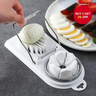Multifunctional Egg Cutter， Eggs Two-In-One Cutter Butter Cheese Divider Slicer 1pc