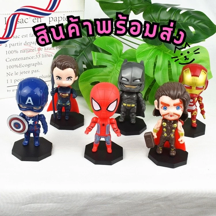 โมเดลแอดเวนเจอร์ ซุปเปอร์ฮีโร่ ตกแต่งเค้ก โมเดล การ์ตูน ของขวัญ วันเกิดเด็ก ของตกแต่งบ้าน ของสะสม ตั้งโต๊ะ