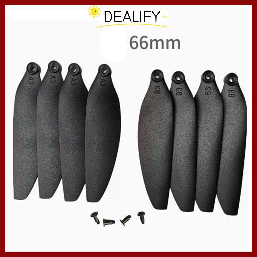 in stockรีโมทคอนโทรล Drone Parts,สีดําUniversalพับใบพัด,58 มม./66 มม.พลาสติกQuadcopterอะไหล่ใบมีดสํา
