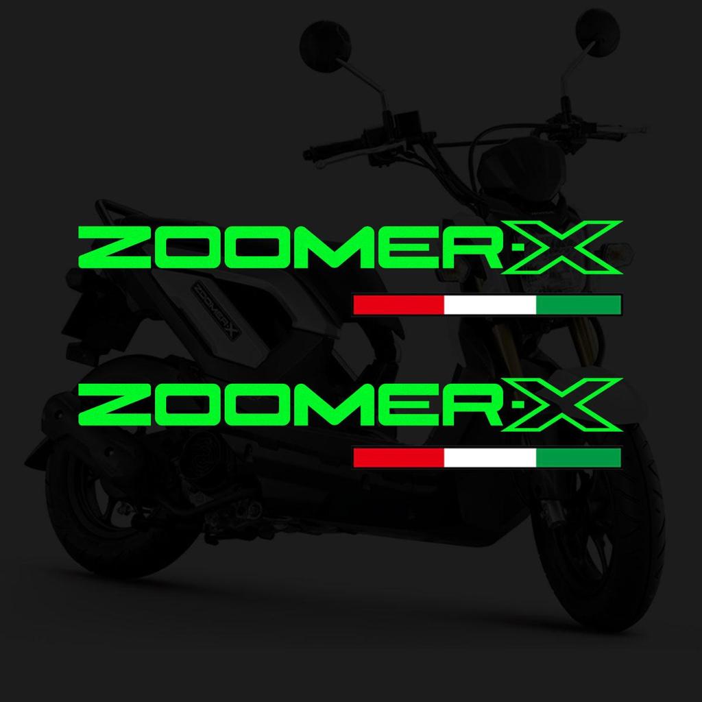 สําหรับHonda Zoomer Xรถจักรยานยนต์สติกเกอร์อิตาลีธงลายรูปลอกกันน้ําไวนิลด้านข้างแผงตกแต่งรถมอเตอร์ไซด์Modอุปกรณ์เสริมสติกเกอร์รูปลอก
