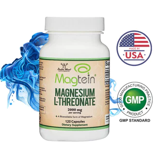 Magnesium L-Threonate Capsules | ช่วยเพิ่มความจำและสมาธิ | 120 Capsules