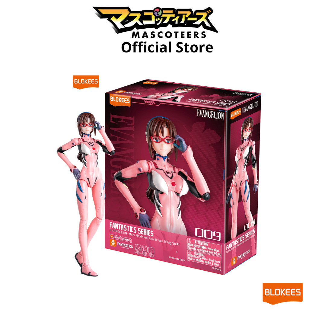 BLOKEES Figures - Evangelion 73563 - Fantastics Series - Makinami Mari (Plug Suit) ของเเท้ 100%