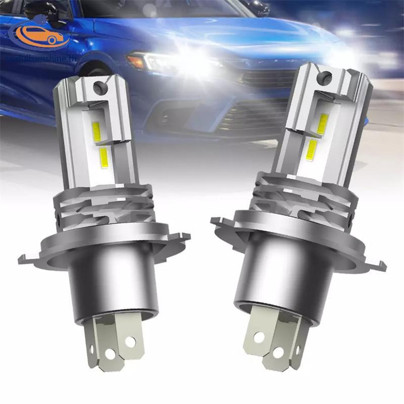 Seaf> 2 ชิ้น H4 9003 LED Hi/Lo สูงและต่ํา Beam Canbus ไฟหน้าสําหรับ Audi Honda VW Toyota H4 หลอดไฟ LED รถจักรยานยนต์ H4 ไฟหน้าดี