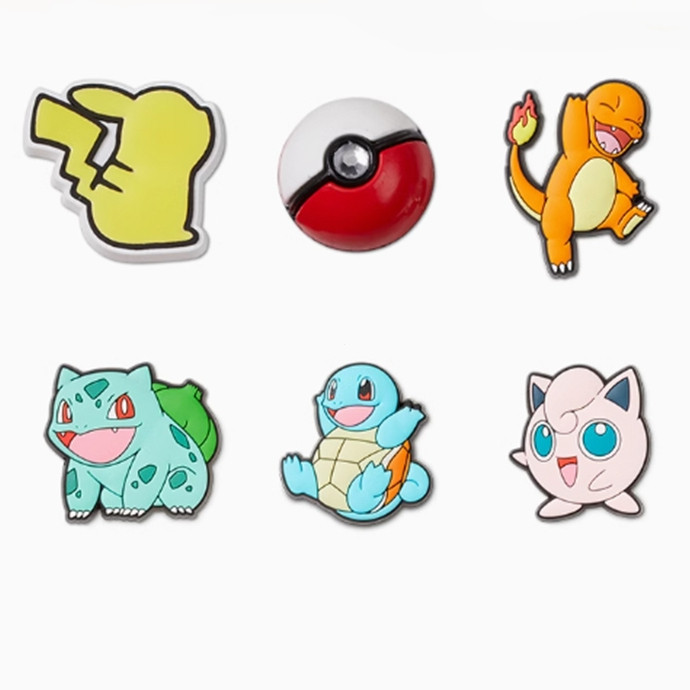 พร้อมส่ง / RTS Hole-insole Adornment อุปกรณ์เสริมใหม่เอี่ยมรองเท้ารูดอกไม้น่ารักการ์ตูน Pokémon Pikachu Series