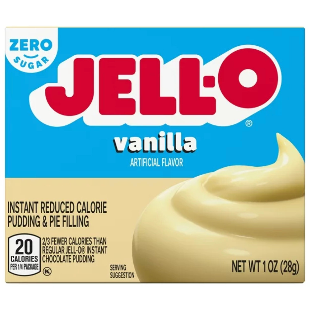 Jell-O Vanilla Sugar-Free Fat-Free Tant Pudding Mix & Pie Fill, g(oz)