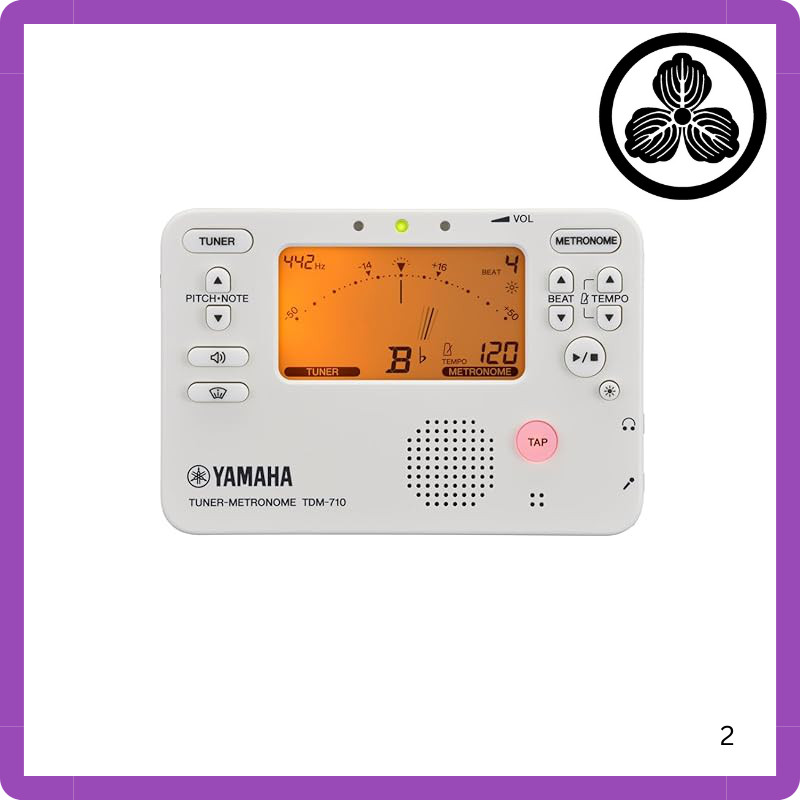 Yamaha Tuner Metronome - Dual Function Tuner & Metronome for Everyday Practice with Sound Back Featu