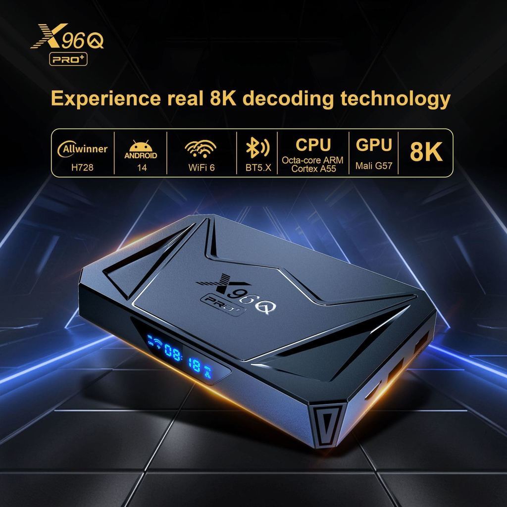 X96QPRO+H728 เครื่องเล่นเครือข่ายในครัวเรือนเครื่องเล่น HD