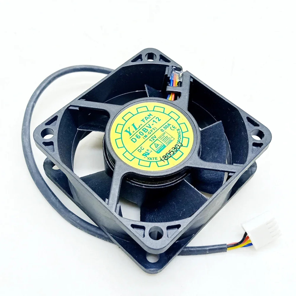 ใหม่ 6025 12V Double Ball พัดลม 6 ซม. 60*60*25 มม.คอมพิวเตอร์ Server CPU ตู้แหล่งจ่ายไฟ PWM พัดลม D60BV-12