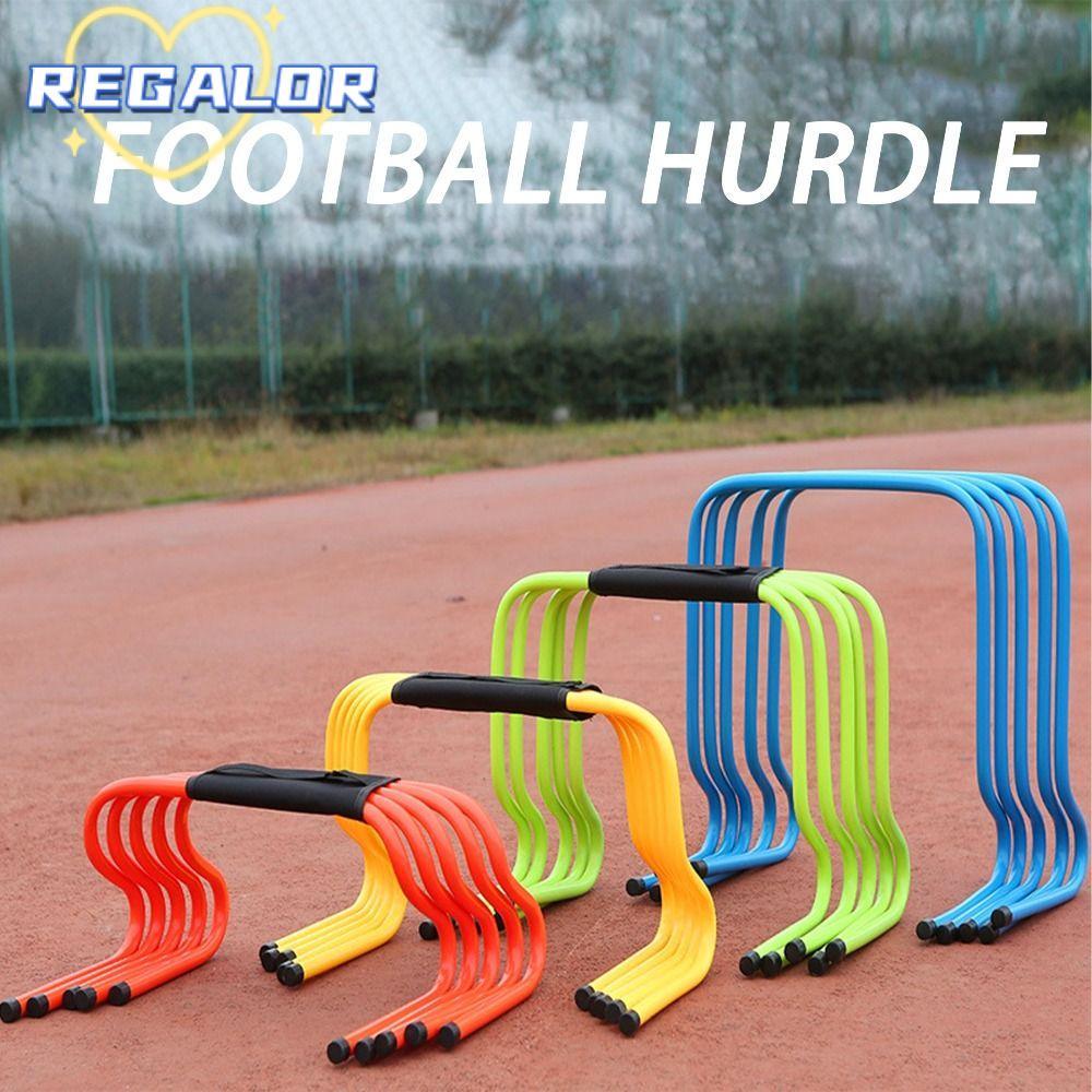 REGALOR0G ฟุตบอล Hurdle, Speed Agility อุปกรณ์การฝึกอบรมความปลอดภัย Hurdle บันได, ฟุตบอลอุปกรณ์แบบพก