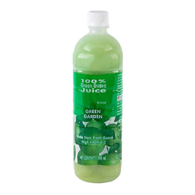 กรีนการ์เด้น น้ำฝรั่ง 100% 1 ล. (GREEN GARDEN Grava Juices 1 l) โปโลแมน POLOMAN
