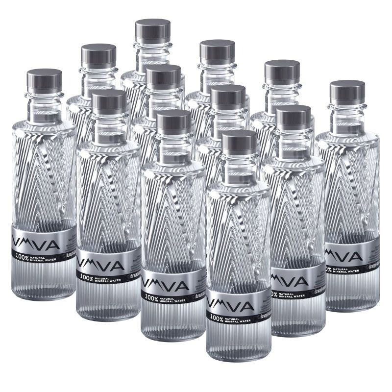 วาวาน้ำแร่ธรรมชาติ100เปอร์เซ็นต์ 450มล แพค 12 Vava Natural Mineral Water 100percent 450ml Pack 12 [8859584100154 ]