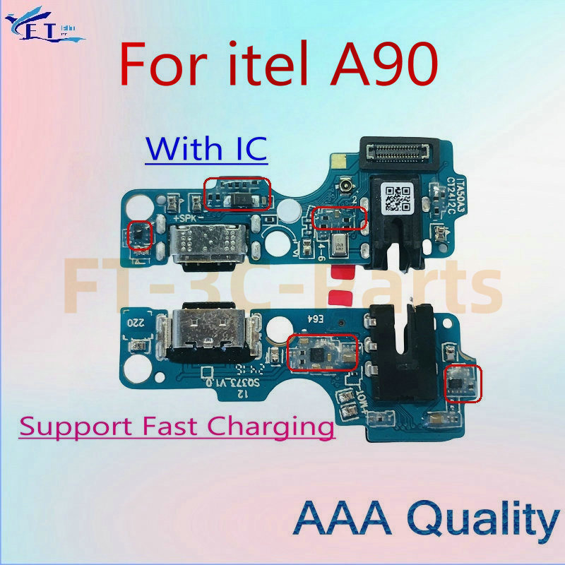 สําหรับ Itel A90 A6610L USB Charger Dock Connector พอร์ตชาร์จไมโครโฟน Flex Cable Replacement