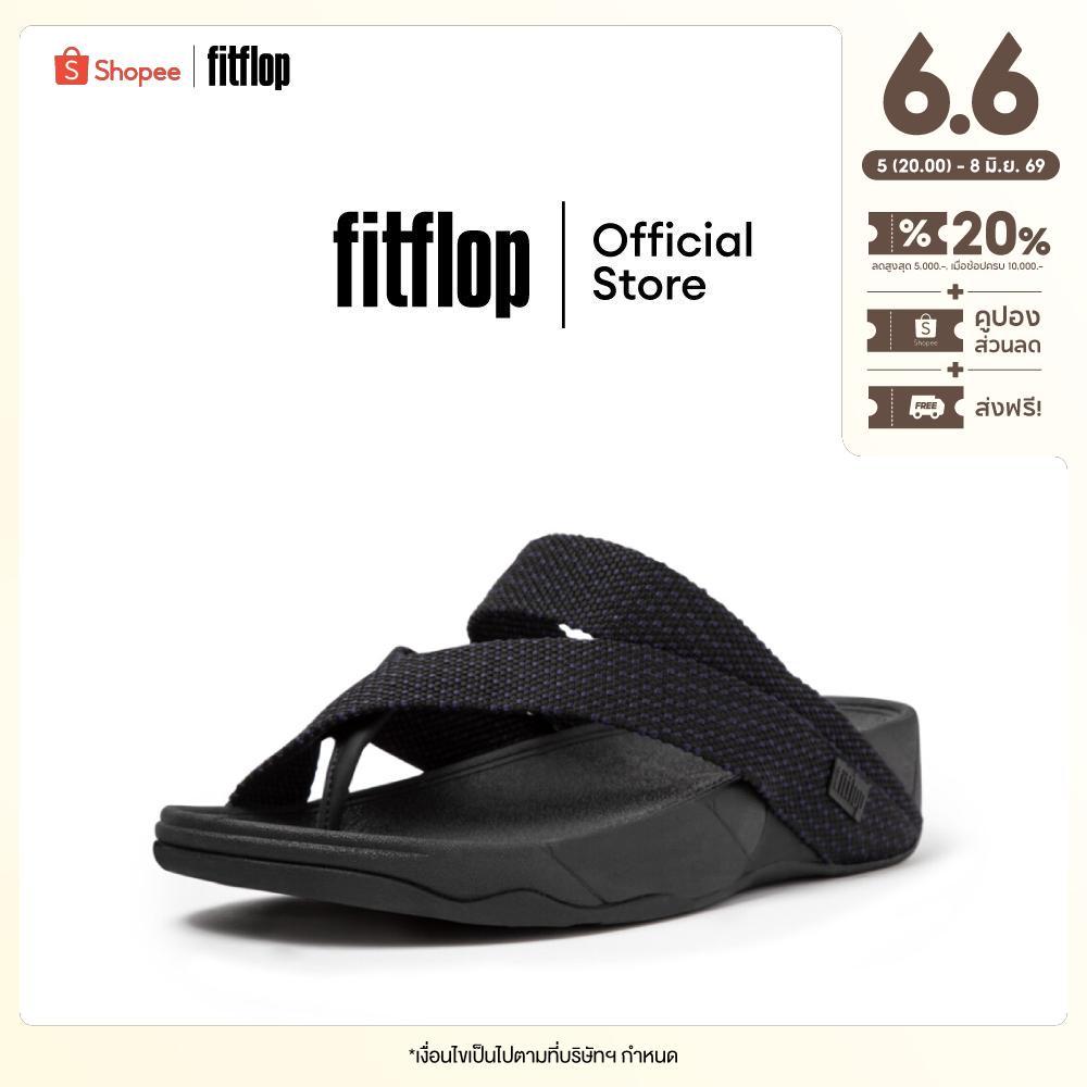 FITFLOP SLING รองเท้าแตะแบบหูหนีบผู้ชาย รุ่น H06-841 สี Black/Sea Blue Mix