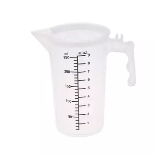 (GOOD) 100/250/500ML ถ้วยตวงเหยือกใสเบเกอรี่แป้งครัวน้ําพร้อมฝาปิด Sc (ใหม่)