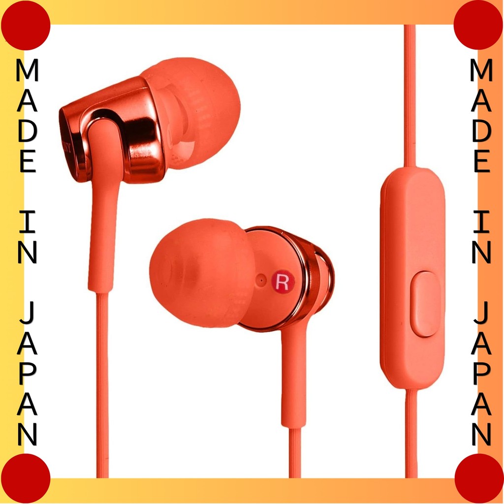 Sony Earphones MDR-EX155AP: Canal type with remote control and microphone Red MDR-EX155AP R  Akira J