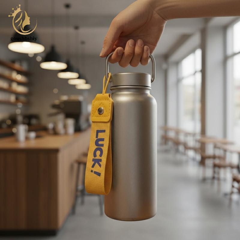 [GOY] สายรัดเชือกเส้นเล็กแบบใช้มือถือสําหรับถ้วยกาแฟพลาสติกหุ้มฉนวนเหมาะกับ 12oz 16oz 22oz เหมาะสําหรับนักเรียนและนักเดินทาง TH