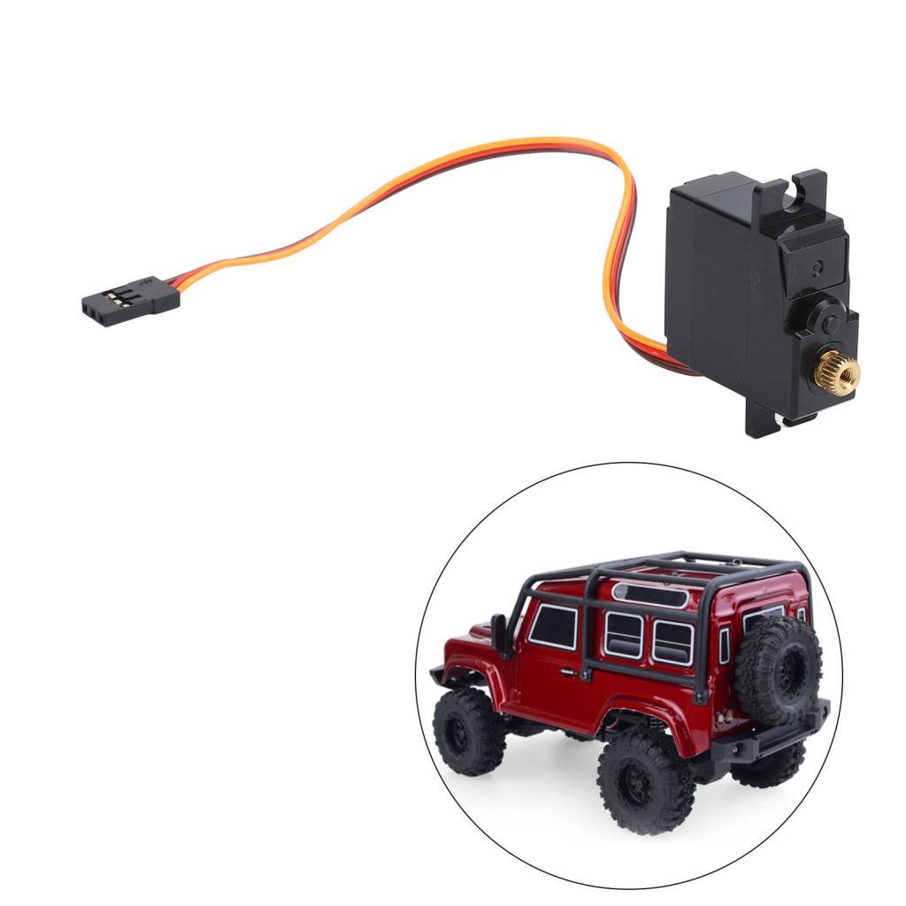 Phoenixshop RC รถพวงมาลัย Servo โลหะฝีมือที่แม่นยําและพลาสติกที่มี Great Fit สําหรับ 124017 124016 1