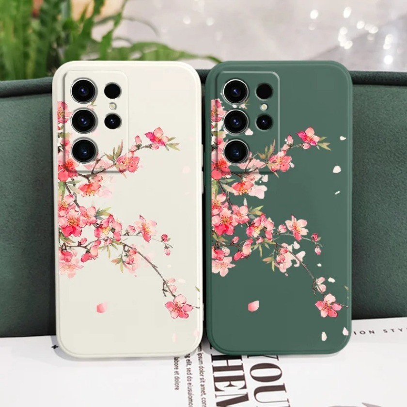 A Peach Blossomเคสโทรศัพท์สําหรับXiaomi Poco C75 C71 F7 Ultra X3 M3 Pro C85x C85 F8 Pro F8 Ultra M5S