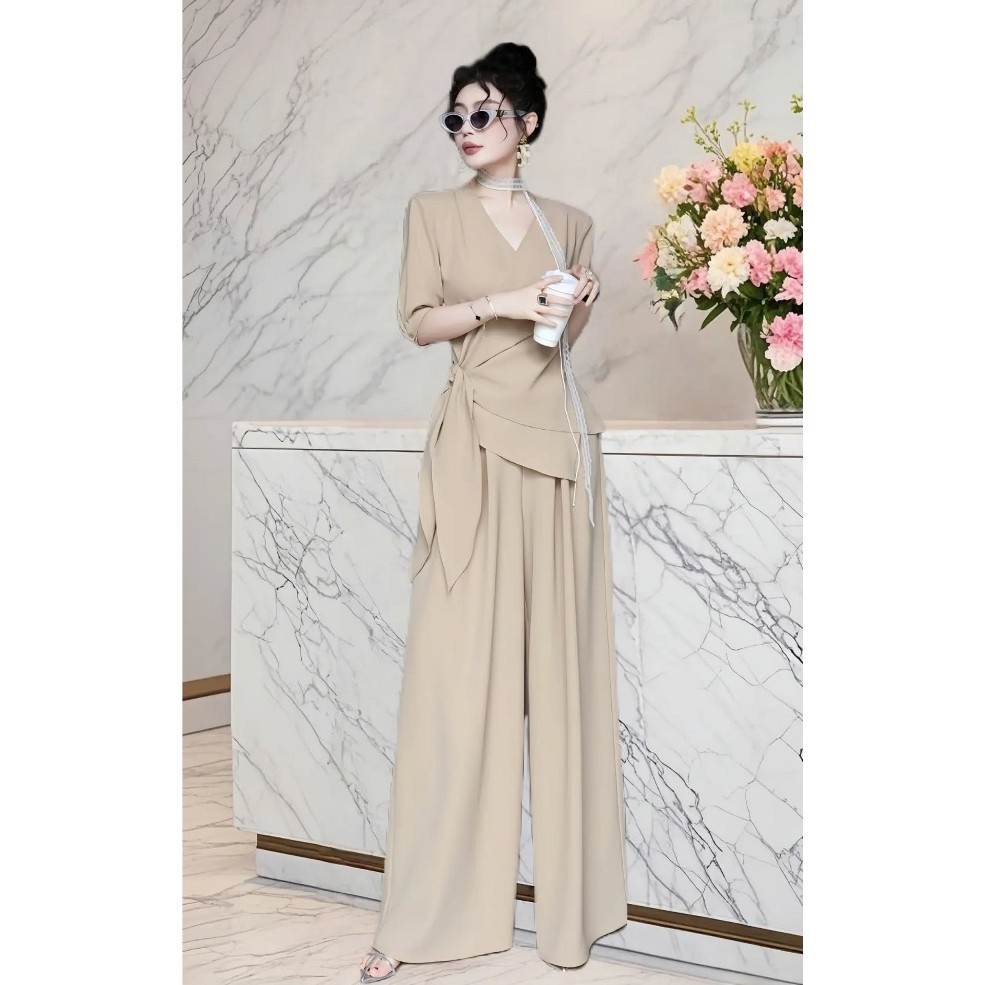 กางเกงขนาดใหญ่ของผู้หญิงกางเกงขนาดใหญ่ Flattering Design Lili กางเกงสําหรับทํางาน Streetwear ทุกขนาด
