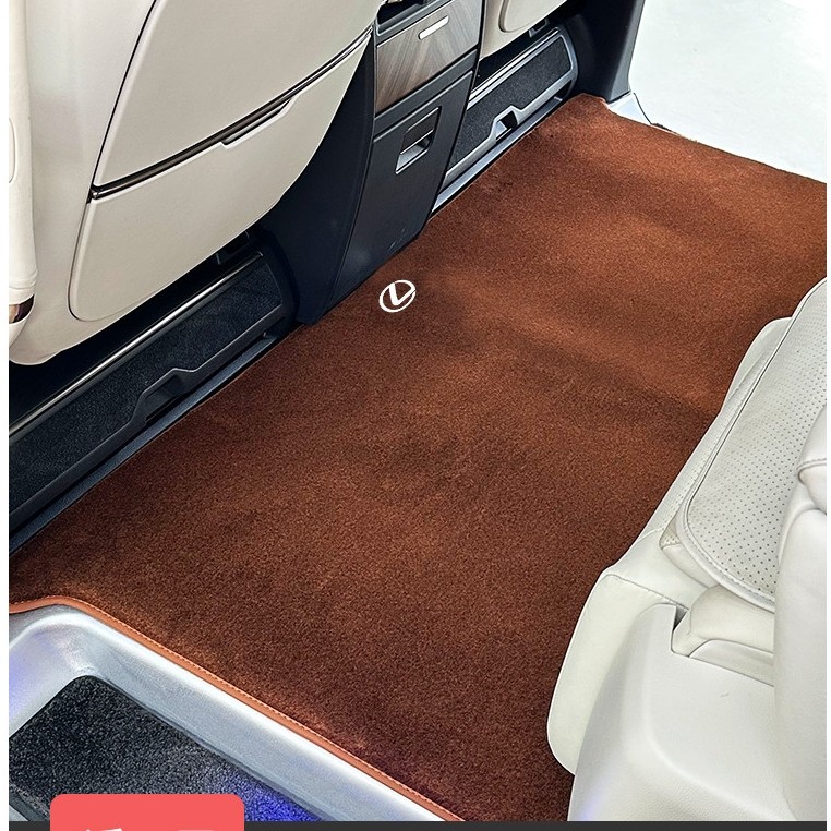 เหมาะสําหรับ Lexus lm500h ขนสัตว์ฟุตพรม Lelfa LM350h/300 ดัดแปลงผ้าห่มขนสัตว์อุปกรณ์เสริม