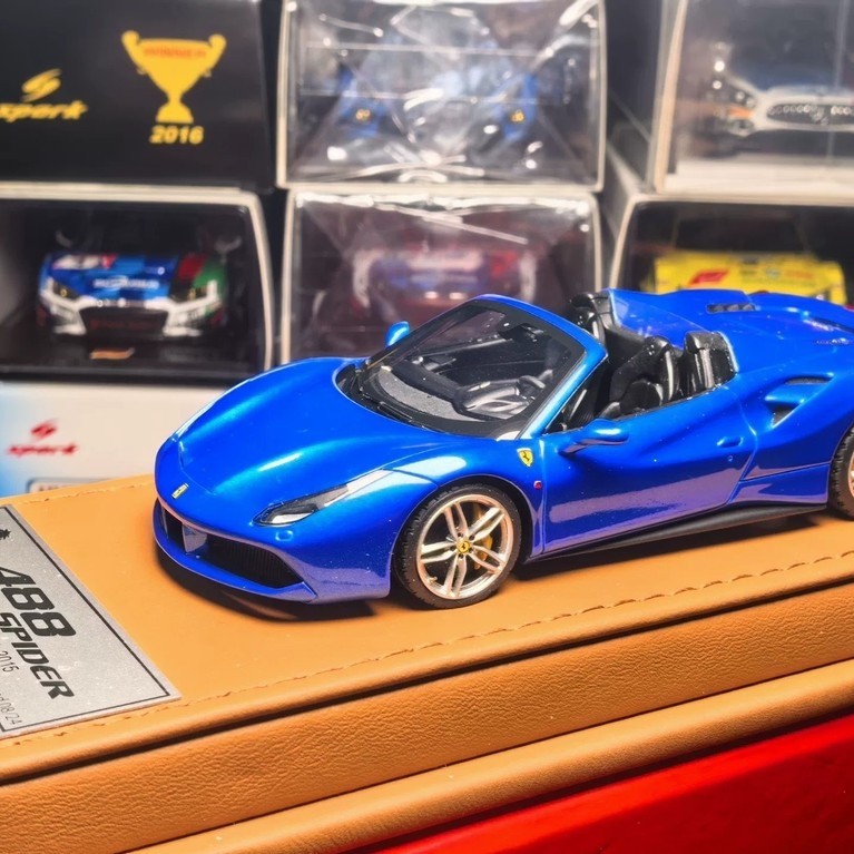 [สต๊อกพร้อม ติดต่อหากคุณมีคําถามใดๆ] BBR 1/43 Ferrari 488 Spider IAA Spider IAA