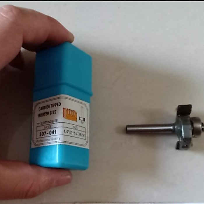 MATA Wood Profile Bit Router Bit T Slotting Bit 1/4 x 1-1/4 x 5/16 mc