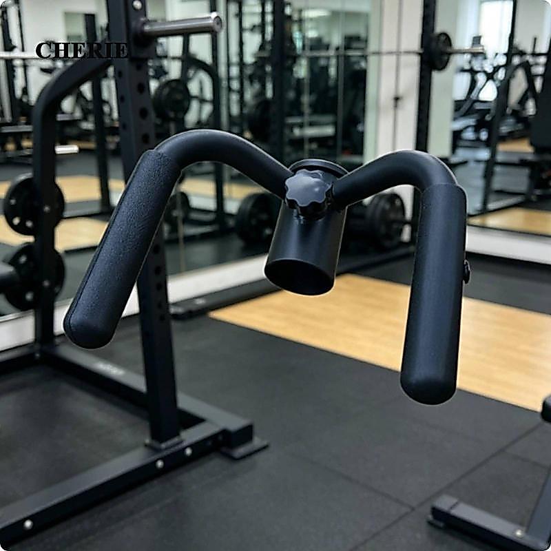 [Chery] Heavy Duty Fitness Bar Handle T Bar Row Gym Grip Pulley สิ่งที่แนบมาสําหรับ Strength Trainin