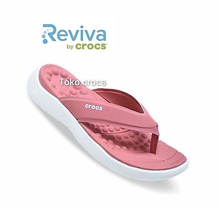 JA6 รองเท้าแตะ Croc reviva woman / reviva Croc รองเท้าแตะผู้หญิง / Croc reviva flip