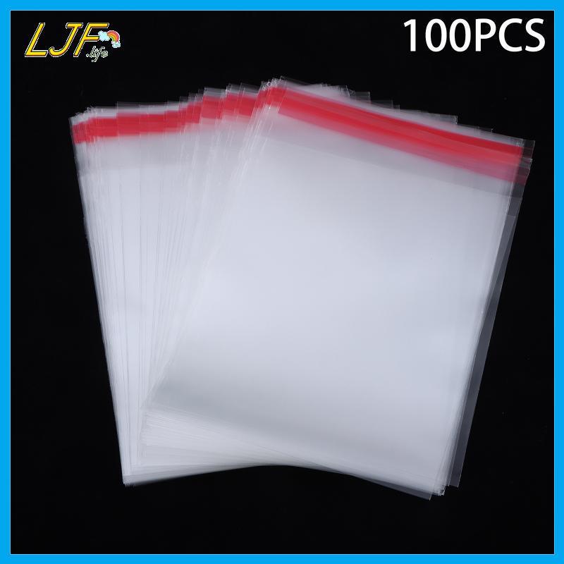 LJF 100PCS Self-Adhesive ป้องกันกระเป๋าสําหรับ PS1 PS2 PS3 PS4 PS5 Xbox360 One NS NDS WII เกมกล่องกั