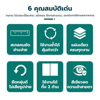 แผ่นยางรองตัดกระดาษ แผ่นรองตัด แผ่นรองตัดกระดาษ หนาทนทาน เคลือบสารกันลื่น A4/A3ขนาด ป้องกันไม่ให้โต๊ะเป็นรอย