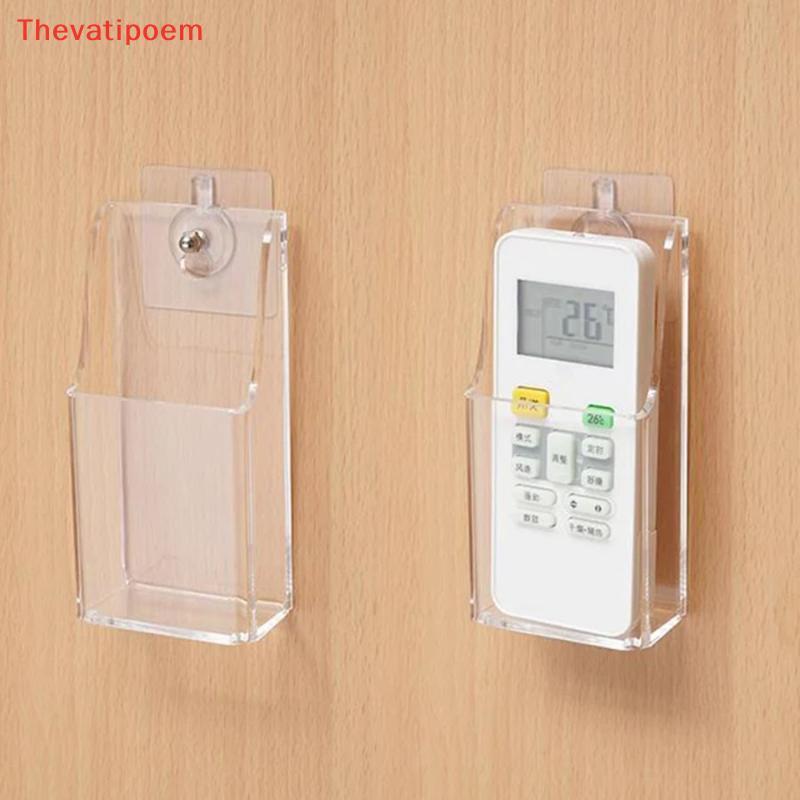 [Thevatipoem] ที่วางรีโมทคอนโทรลอะคริลิคติดผนังกล่องเก็บควบคุมเครื่องปรับอากาศ Remote Organizer HOT