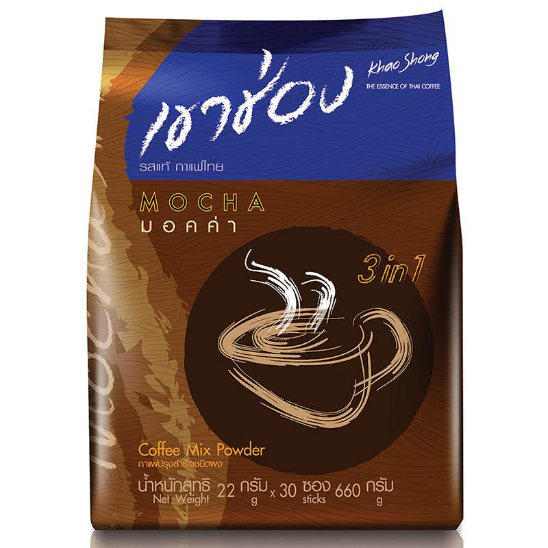 เขาช่อง กาแฟปรุงสำเร็จชนิดผงรสมอคค่า Khao Shong Mocha 510g.