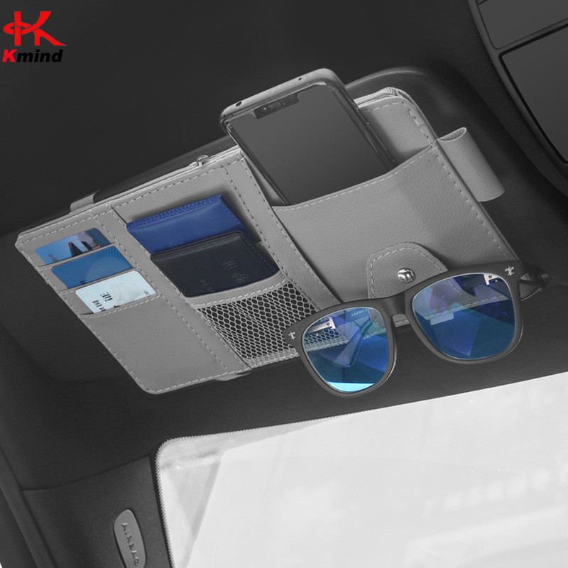 ที่บังแดดในรถยนต์ Multi-Pocket Organizer - กระเป๋าเก็บเอกสารภายในอัตโนมัติและที่วางปากกา