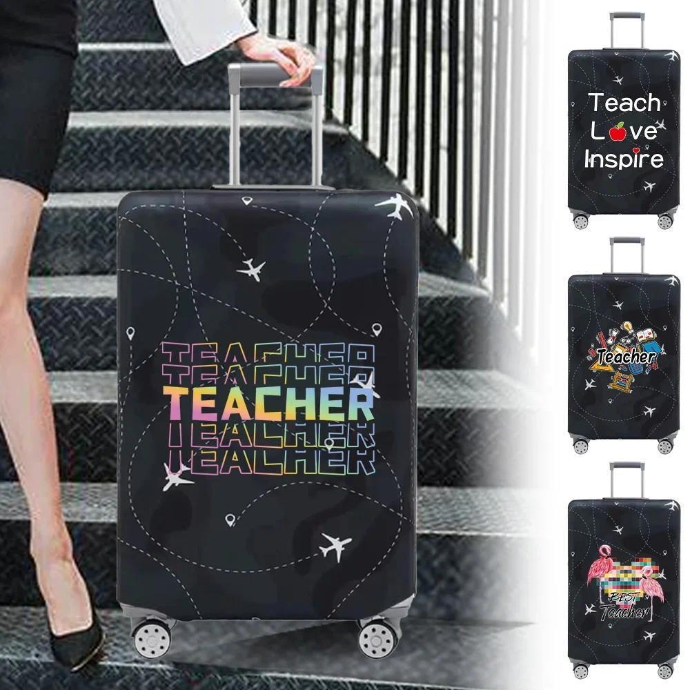Luggage Cover SuitProtector Covers Printing Teacher 18-32 Inch Baggage Washable Prevent Scratches Tr