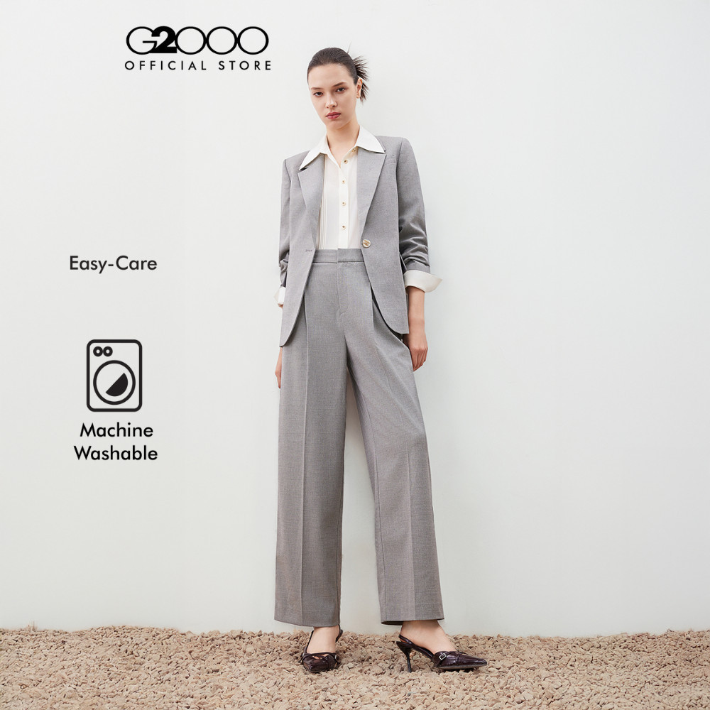 G2000 เสื้อสูทสำหรับผู้หญิง ทรง Relaxed Fit รุ่น 5621224592 GREY