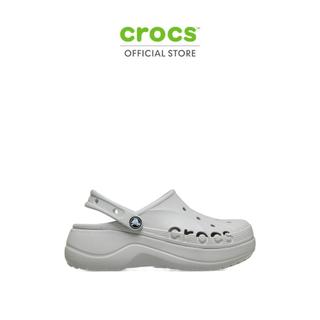 CROCS รองเท้าลำลองผู้หญิง BAYA PLATFORM CLOG รุ่น 208186-101 - PEARL WHITE